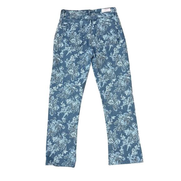 Gap × LoveShackFancy High Rise Floral ‘70s Flare Jeans - Size 29 - Picture 3 of 5